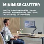 Fellowes Power Desk Type G Uk/Ie Blk