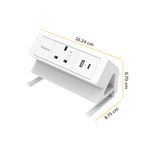 Fellowes Power Desk Type G Uk/Ie Wht