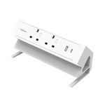 Fellowes Power Desk2 Typeg Uk/Ie Wht