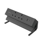 Fellowes Power Desk2 Typeg Uk/Ie Blk