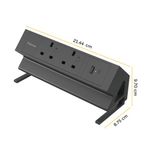 Fellowes Power Desk2 Typeg Uk/Ie Blk