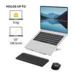 Alumia Portable Laptop Stand Silver