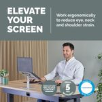 Alumia Desk Based Laptop Stand Slv