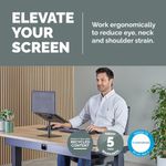 Alumia Desk Based Laptop Stand Black