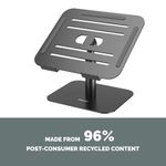 Alumia Desk Based Laptop Stand Black
