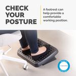 Fellowes Std Adjustable Footrest Blk