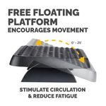 Fellowes Std Adjustable Footrest Blk