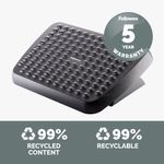 Fellowes Std Adjustable Footrest Blk