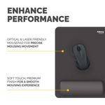 Breyta Xl Mouse Pad Wrist Rest Black