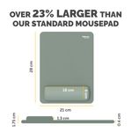 Breyta Xl Mouse Pad Wrist Rest Sage