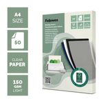 Fellowes A4 Cvr Trans 150Gsm P50