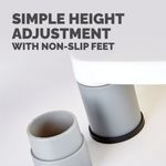Fellowes Std Monitor Stand Platinum