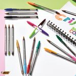 Bc Cristal Fun Purple Ball Pen Pk20