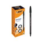 Bic Cristal Bp U/Fine Black Pk20