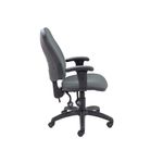 Lumo Optr Chair Adj Arms Charcoal