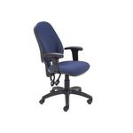 Lumo Optr Chair Adj Arms Royal Blue