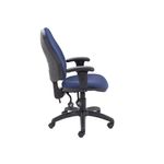 Lumo Optr Chair Adj Arms Royal Blue