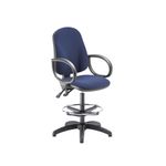 Lumo Chair Fixed Arms/Dman Kit Roblu