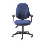 Teso Hbk Task Chair Adj Arms Blue