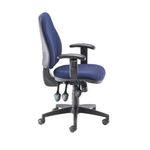 Teso Hbk Task Chair Adj Arms Blue