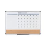 3-In-1 Monthly Planner Board 60X90Cm