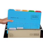 Oxford 5 Tabbed Folder A4 Ass Pk5