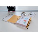 Mycolour Lever Arch A4 Black/White
