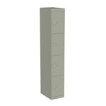 Bisley 4 Door Locker Goose Grey