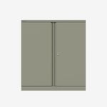 Bisley 2 Door Cupboard Goose Grey