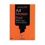 Goldline Marker Pad A4 White Gpb1A4