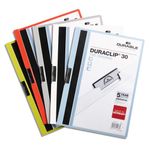 Durable 3Mm Duraclip File Blk Pk25