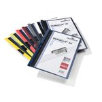 Durable 3Mm Duraclip File Blk Pk25