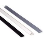 Durable 12Mm Spine Bar A4 Black Pk25