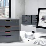 Durable Varicolor Safe 4 Drawer Unit