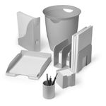 Durable Magazine Rack Eco Grey