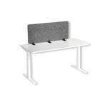 Durable Desk Divider Panel 120Cm Gry
