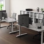 Durable Desk Divider Panel 160Cm Gry