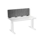Durable Desk Divider Panel 160Cm Gry