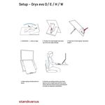 Oryx Evo D Erg Lapt Stand + Doc Hldr