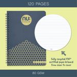 Educ A4 Stretch Book Black 2X25 Pk50
