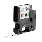 Dymo Rhino Vinyl Tape 9Mm Blk/Wht