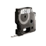 Dymo D1 Labelmaker Tape 6Mm Blk/Wht