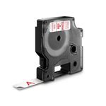 Dymo D1 Labelmaker Tape 12Mm Red/Wht