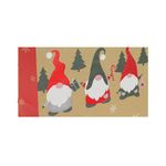 Gonk Kraft Festive Gift Bag Med Pk12