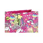 Girly Text Gift Bag Large Pink Pk6