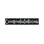 Congratulations Party Banner Pk6