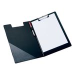 Fold-Over Clipboard Foolscap Blk