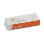 Plastic Eraser Paper Sleeve Pk10