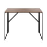 Lova Folding Desk Dark Walnut/Black
