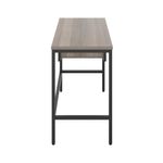 5 Star Varo Rect Desk Grey Oak/Black